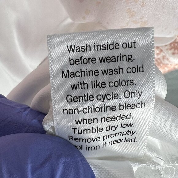 Lauren Conrad Womens M Floral Chiffon Tiered Ruffle Dress Feminine Cottagecore - Picture 14 of 16